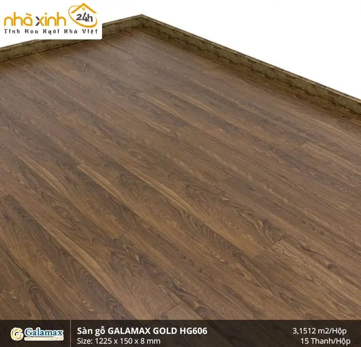 Sàn Gỗ Galamax Gold HG606