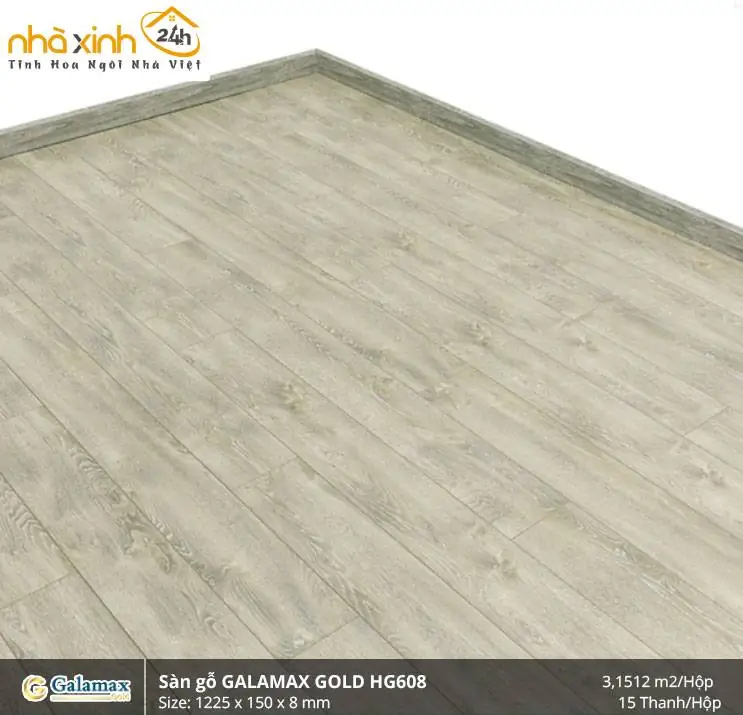Sàn Gỗ Galamax Gold HG608
